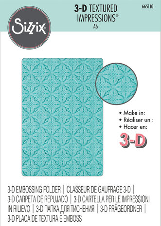 Sizzix 3D Textured Impressions Floral Pillows (665110) (DISCONTINUED)
