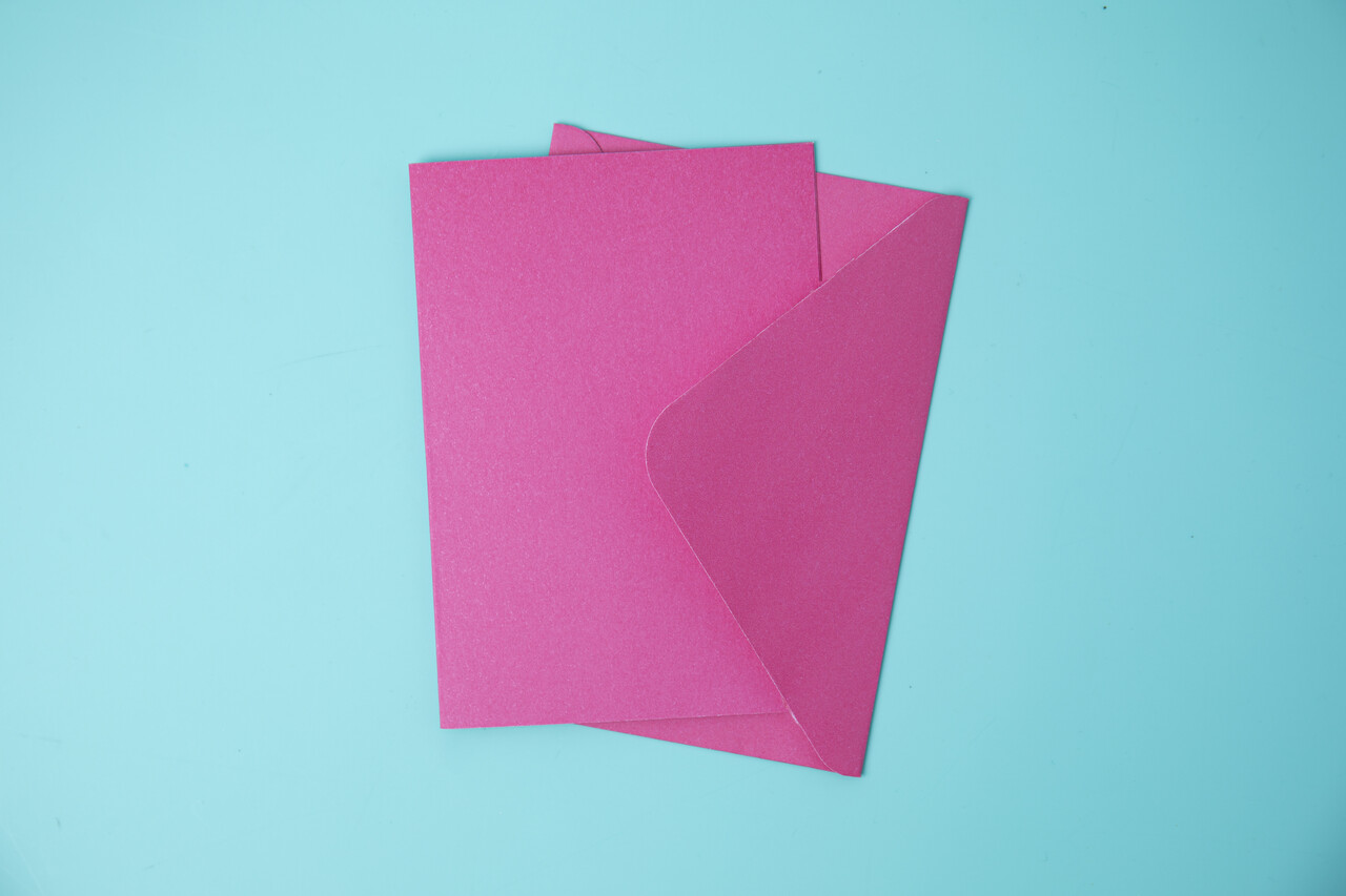 Sizzix Card & Envelope Set A6 Pink Fizz (10&10pcs) (665443) (DISCONTINUED)