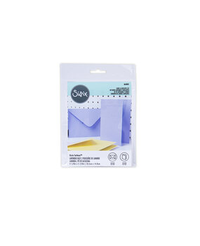 Sizzix Card & Envelope Set A6 Lavender Dust (10&10pcs) (664841) (DISCONTINUED)