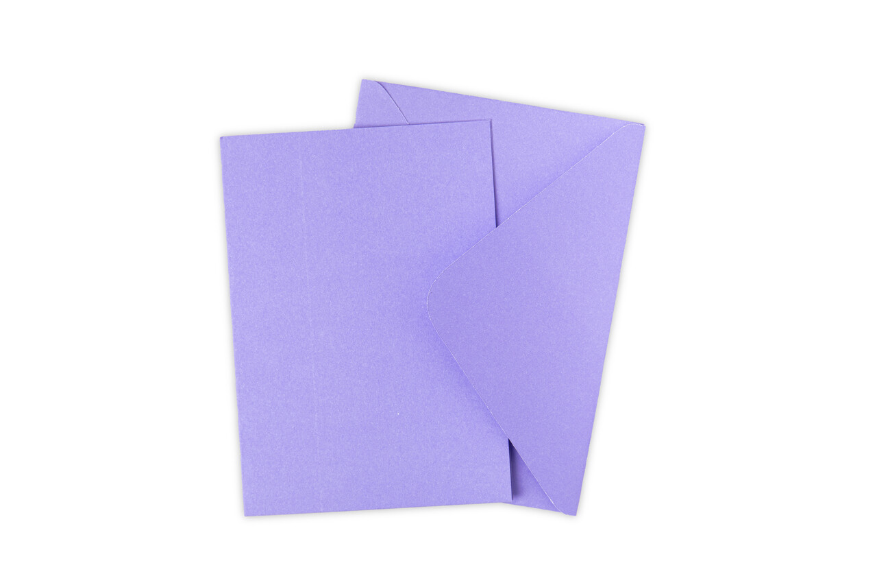 Sizzix Card & Envelope Set A6 Lavender Dust (10&10pcs) (664841) (DISCONTINUED)