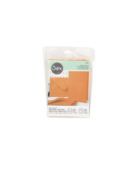 Sizzix Card & Envelope Set A6 Burnt Orange (10&10pcs) (665691) (DISCONTINUED) Sizzix Card & Envelope Set A6 Burnt Orange (10&10pcs) (665691) (DISCONTINUED)