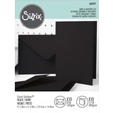Sizzix Card & Envelope Set A6 Black (10&10pcs) (665917) (DISCONTINUED)