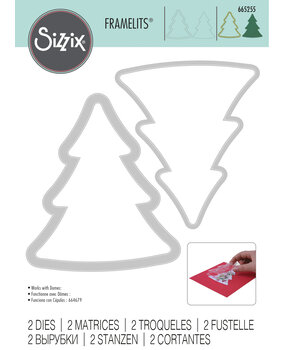 Sizzix Framelits Die Tree (2pcs) (665255) (DISCONTINUED)