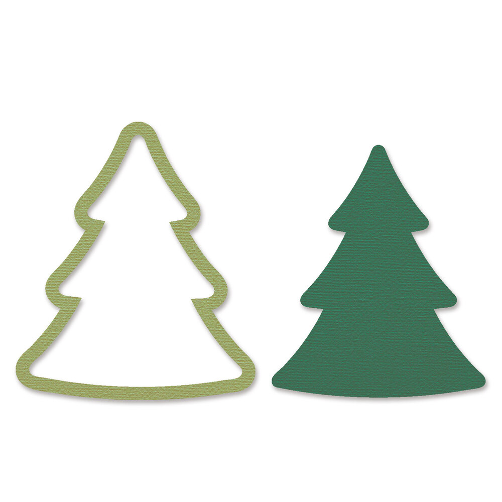 Sizzix Framelits Die Tree (2pcs) (665255) (OUTLET) Sizzix Framelits Die Tree (2pcs) (665255) (OUTLET)
