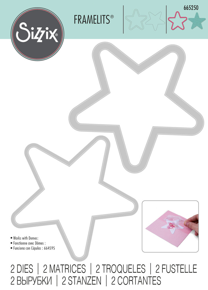 Sizzix Framelits Die Star (2pcs) (665250) (DISCONTINUED) Sizzix Framelits Die Star (2pcs) (665250) (DISCONTINUED)