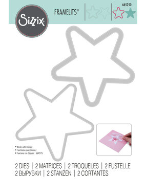 Sizzix Framelits Die Star (2pcs) (665250) (DISCONTINUED)