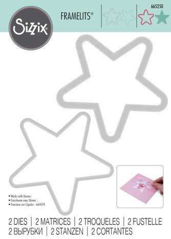 Sizzix Framelits Die Star (2pcs) (665250) (DISCONTINUED) Sizzix Framelits Die Star (2pcs) (665250) (DISCONTINUED)