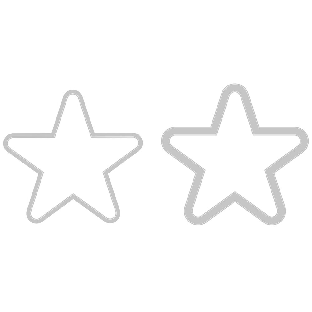Sizzix Framelits Die Star (2pcs) (665250) (OUTLET)