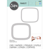 Sizzix Framelits Die Rounded Square (2pcs) (664526) (DISCONTINUED)