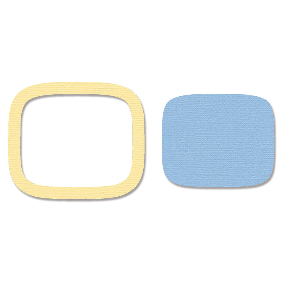 Sizzix Framelits Die Rounded Square (2pcs) (664526) (DISCONTINUED) Sizzix Framelits Die Rounded Square (2pcs) (664526) (DISCONTINUED)