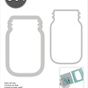 Sizzix Framelits Die Jar (2pcs) (664890) (OUTLET) Sizzix Framelits Die Jar (2pcs) (664890) (OUTLET)