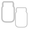 Sizzix Framelits Die Jar (2pcs) (664890) (OUTLET) Sizzix Framelits Die Jar (2pcs) (664890) (OUTLET)