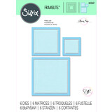 Sizzix Framelits Die by Olivia Rose Square Frames (6pcs) (665662) (DISCONTINUED)