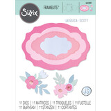Sizzix Framelits Die by Jessica Scott Layered Labels (11pcs) (665482) (DISCONTINUED)