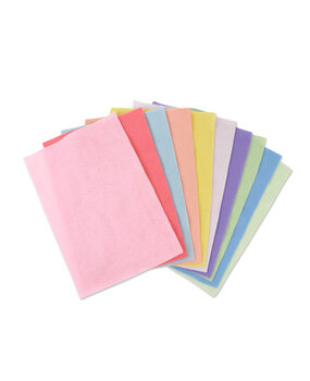 Sizzix Felt Sheets Pastel Colours (10pcs) (663022) (DISCONTINUED)
