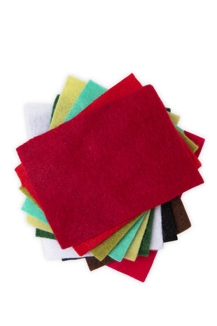 Sizzix Felt Sheets Festive Colors (10pcs) (663782) (OUTLET)