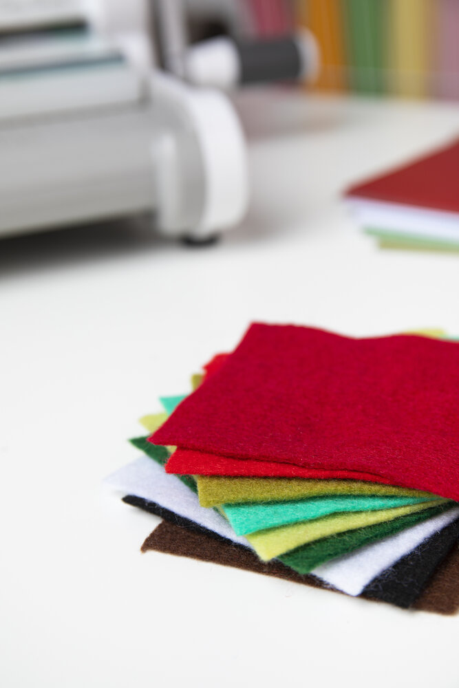 Sizzix Felt Sheets Festive Colors (10pcs) (663782) (OUTLET)