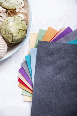 Sizzix Felt Sheets Bold Colours (10pcs) (663008) (OUTLET)