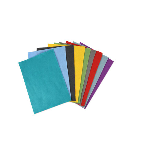 Sizzix Felt Sheets Bold Colours (10pcs) (663008) (OUTLET)