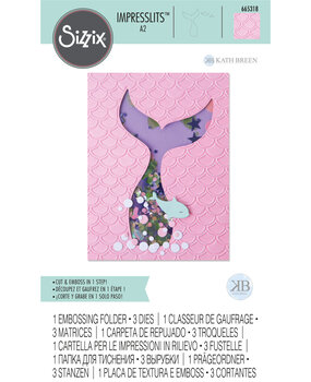 Sizzix Impresslits by Kath Breen Scales & Tails (665318) (DISCONTINUED) Sizzix Impresslits by Kath Breen Scales & Tails (665318) (DISCONTINUED)