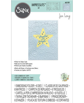 Sizzix Impresslits by Jen Long Celestial (665109) (DISCONTINUED) Sizzix Impresslits by Jen Long Celestial (665109) (DISCONTINUED)