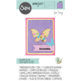 Sizzix Impresslits by Jen Long Butterfly Meadow (665200) (DISCONTINUED) Sizzix Impresslits by Jen Long Butterfly Meadow (665200) (DISCONTINUED)
