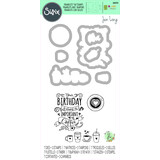 Sizzix Framelits Die w/Stamps by Jen Long Café Set (7+3pcs) (666104) (DISCONTINUED)