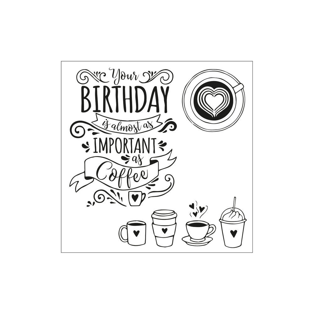 Sizzix Framelits Die w/Stamps by Jen Long Café Set (7+3pcs) (666104) (DISCONTINUED) Sizzix Framelits Die w/Stamps by Jen Long Café Set (7+3pcs) (666104) (DISCONTINUED)