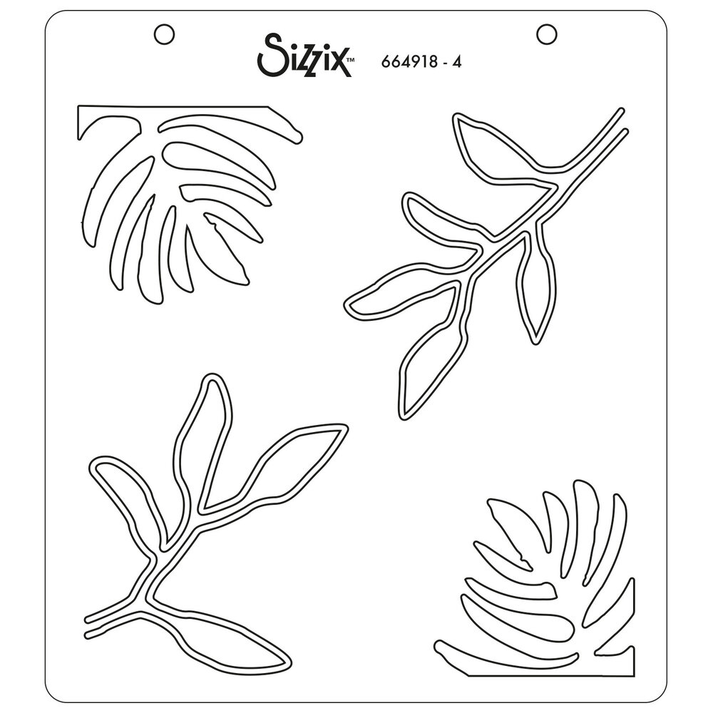 Sizzix Layered Stencils by Olivia Rose Watercolor Leaves (4pcs) (664918) (DISCONTINUED) Sizzix Layered Stencils by Olivia Rose Watercolor Leaves (4pcs) (664918) (DISCONTINUED)