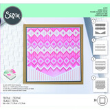 Sizzix Layered Stencils by Olivia Rose Textile (4pcs) (665842) (DISCONTINUED)
