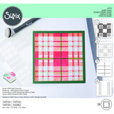 Sizzix Layered Stencils by Olivia Rose Tartan (4pcs) (664933) (DISCONTINUED)