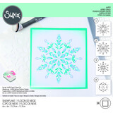 Sizzix Layered Stencils by Olivia Rose Snowflake (4pcs) (664932) (DISCONTINUED)
