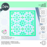 Sizzix Layered Stencils by Olivia Rose Geo Background (4pcs) (665840) (DISCONTINUED)