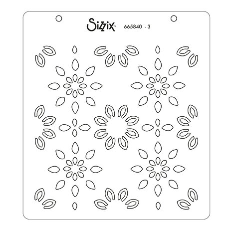 Sizzix Layered Stencils by Olivia Rose Geo Background (4pcs) (665840) (DISCONTINUED)