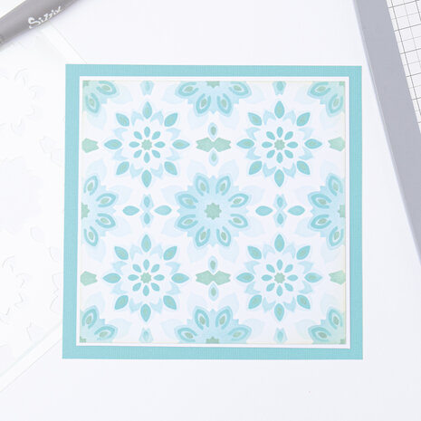 Sizzix Layered Stencils by Olivia Rose Geo Background (4pcs) (665840) (DISCONTINUED)