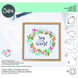 Sizzix Layered Stencils by Lisa Jones Holly Wreath (4pcs) (665933) (DISCONTINUED)