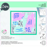 Sizzix Layered Stencils by Lisa Jones Abstract Marks (4pcs) (665874) (DISCONTINUED)