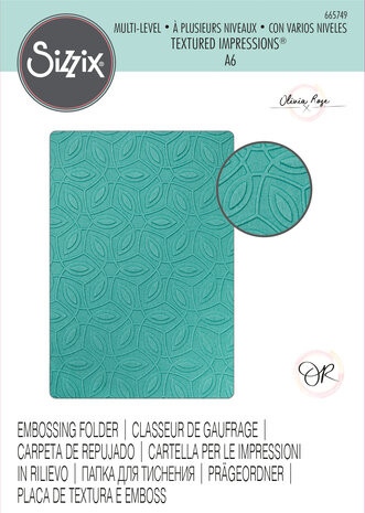 Sizzix Multi-Level Textured Impressions by Olivia Rose Ornamental Pattern (665749) (DISCONTINUED)