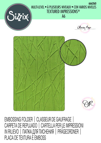 Sizzix Multi-Level Textured Impressions by Olivia Rose Forest Scene (666260) (DISCONTINUED) Sizzix Multi-Level Textured Impressions by Olivia Rose Forest Scene (666260) (DISCONTINUED)