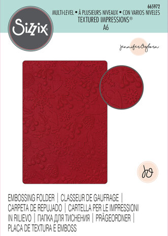 Sizzix Multi-Level Textured Impressions by Jennifer Ogborn Winter Pattern (665972) (DISCONTINUED) Sizzix Multi-Level Textured Impressions by Jennifer Ogborn Winter Pattern (665972) (DISCONTINUED)