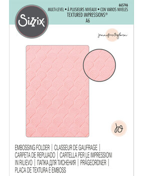 Sizzix Multi-Level Textured Impressions by Jennifer Ogborn Fan Tile (665746) (DISCONTINUED) Sizzix Multi-Level Textured Impressions by Jennifer Ogborn Fan Tile (665746) (DISCONTINUED)