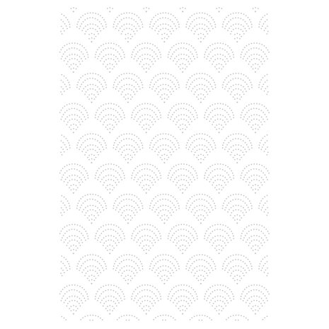 Sizzix Multi-Level Textured Impressions by Jennifer Ogborn Fan Tile (665746) (DISCONTINUED) Sizzix Multi-Level Textured Impressions by Jennifer Ogborn Fan Tile (665746) (DISCONTINUED)
