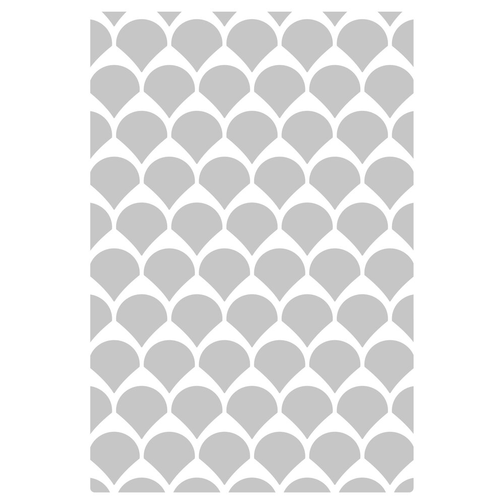 Sizzix Multi-Level Textured Impressions by Jennifer Ogborn Fan Tile (665746) (DISCONTINUED) Sizzix Multi-Level Textured Impressions by Jennifer Ogborn Fan Tile (665746) (DISCONTINUED)