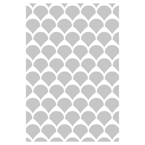 Sizzix Multi-Level Textured Impressions by Jennifer Ogborn Fan Tile (665746) (DISCONTINUED) Sizzix Multi-Level Textured Impressions by Jennifer Ogborn Fan Tile (665746) (DISCONTINUED)