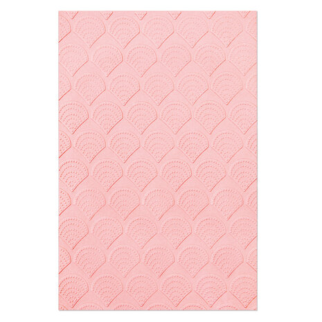 Sizzix Multi-Level Textured Impressions by Jennifer Ogborn Fan Tile (665746) (DISCONTINUED) Sizzix Multi-Level Textured Impressions by Jennifer Ogborn Fan Tile (665746) (DISCONTINUED)