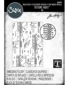 Sizzix Multi-Level Texture Fades by Tim Holtz Dotted (666292) Sizzix Multi-Level Texture Fades by Tim Holtz Dotted (666292)