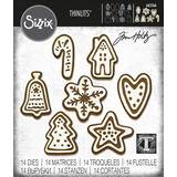 Sizzix Thinlits Die by Tim Holtz Christmas Cookies (14pcs) (665566) (DISCONTINUED) Sizzix Thinlits Die by Tim Holtz Christmas Cookies (14pcs) (665566) (DISCONTINUED)