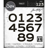 Sizzix Thinlits Die by Tim Holtz Countdown (10pcs) (665367) Sizzix Thinlits Die by Tim Holtz Countdown (10pcs) (665367)