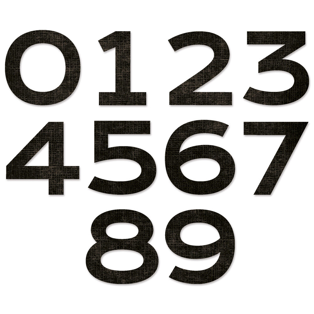 Sizzix Thinlits Die by Tim Holtz Countdown (10pcs) (665367) Sizzix Thinlits Die by Tim Holtz Countdown (10pcs) (665367)