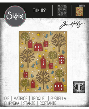Sizzix Thinlits Die by Tim Holtz Countryside (665558) (DISCONTINUED)